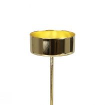 Prodotto Portacandele da collegare portacandele dorato Avvento Ø4cm 8 pz