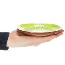 Prodotto Piatti rotondi in ceramica con motivo kiwi, adatti per tavolo da pranzo o cucina, 16 cm, 2 pezzi