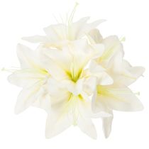 Prodotto Fiori artificiali di giglio tigrato bianco per vasi e composizioni, mazzo da 6 pezzi da 29 cm.