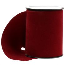Nastro da tavolo nastro di velluto rosso scuro 100mm 8m