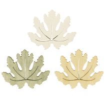 Prodotto Decorazione da tavola decorazione sparsa autunnale decorazione in legno foglia d&#39;acero 4 cm 72 pz