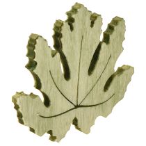 Prodotto Decorazione da tavola decorazione sparsa autunnale decorazione in legno foglia d&#39;acero 4 cm 72 pz