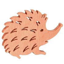 Prodotto Decorazione da tavola decorazione sparsa autunnale riccio in legno L4cm A3cm 72 pz