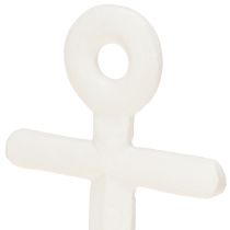 Prodotto Decorazione da tavolo Ancora marittima su base Bianco Naturale 20x5x26cm