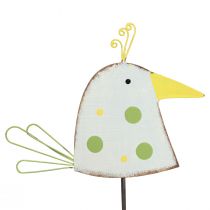 Prodotto Molla per decorazione da tavola, figura decorativa di uccello, uccello in metallo 17 cm 2 pezzi
