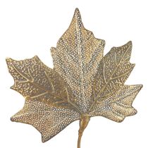 Prodotto Decorazione da tavola decorazione foglia d'acero autunnale dorata anticata 58 cm × 39 cm