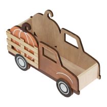 Prodotto Decorazione da tavola decorazione zucca autunnale camion per la consegna in legno 20×7,5×12,5 cm