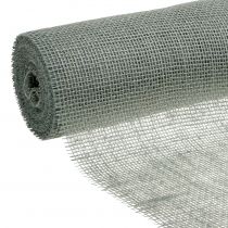 Runner nastro di iuta blu-grigio 30cm 10m