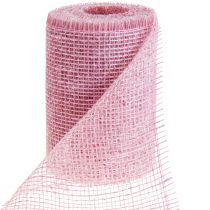 Prodotto Runner da tavolo nastro da tavolo in iuta nastro di iuta rosa chiaro 15 cm 10 m