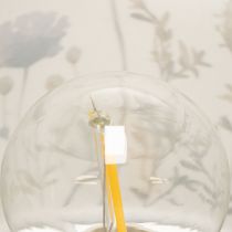 Prodotto Lampada da tavolo a LED con motivo floreale per un'illuminazione elegante del soggiorno, 23 cm