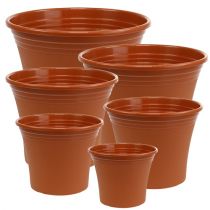 Prodotto Vaso &quot;Irys&quot; in plastica terracotta Ø15cm - 43cm 1 pz