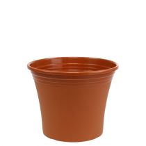 Prodotto Vaso “Irys” in plastica terracotta Ø17cm H14cm, 1pz