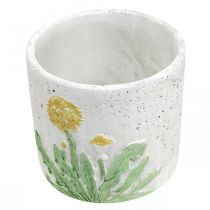 Prodotto Fioriera in cemento tarassaco decorazione estiva vaso di fiori Ø12,5 cm H11 cm 3 pezzi