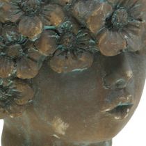 Vaso da fiori busto che bacia bocca vaso di fiori con faccia H14cm