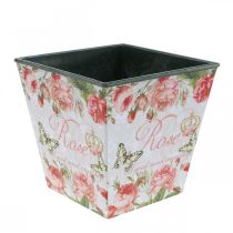 Prodotto Fioriera vintage, vaso decorativo, fioriera rose H13cm W13.5cm