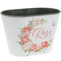 Fioriera, vaso decorativo rose, fioriera L19cm H12.5cm
