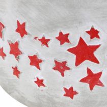 Prodotto Vaso per l&#39;Avvento, fioriera con stelle, decoro cemento Ø20cm H11cm