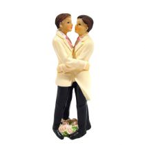 Figura di uomini coppia coppia 12,5 cm