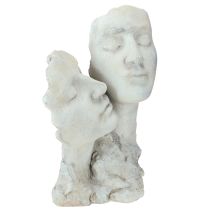 Prodotto Coppia di amanti in pietra con busto in pietra H29,5cm