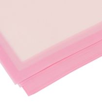 Prodotto Pellicola trasparente rosa opaca, resistente all'acqua, per fioristi, 57 cm, ritagliabile su misura per bouquet, 20 pezzi.