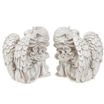 Prodotto Angelo in lutto seduto figura decorativa crema 6,5×5×7,5cm 2 pezzi