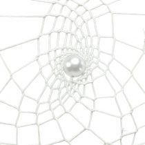 Dream catcher cuore bianco 55cm 2 pezzi