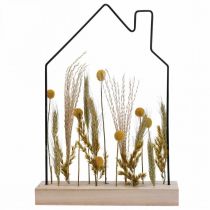 Fioriera fiori secchi Casetta fiori secchi 34,5×24,5 cm