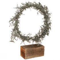 Prodotto Ghirlanda secca Ghirlanda decorativa rustica di asparagi base in legno Ø35cm