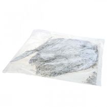 Prodotto Piante decorative essiccate in fibra di palma bianca, materiale artigianale da 250 g