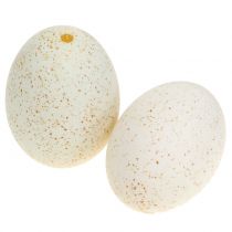 Uova di tacchino naturali 6,5 cm 10 pezzi