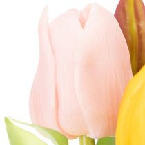 Prodotto Tulipani artificiali, decorazione primaverile rustica per qualsiasi vaso da tavolo, 30 cm, 7 pezzi