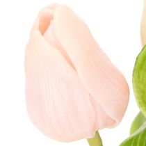 Prodotto Tulipani artificiali per decorazioni primaverili, soggiorno e cucina, dall'aspetto realistico, 30 cm, 7 pezzi