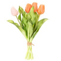 Prodotto Tulipani artificiali per decorazioni primaverili, soggiorno e cucina, dall'aspetto realistico, 30 cm, 7 pezzi