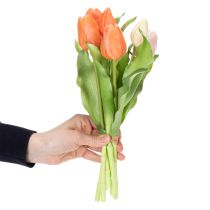 Prodotto Tulipani artificiali per decorazioni primaverili, soggiorno e cucina, dall'aspetto realistico, 30 cm, 7 pezzi