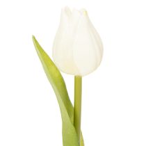 Prodotto Tulipano artificiale, decorazione realistica, fiore di seta resistente per la casa, 21 cm, 6 pezzi
