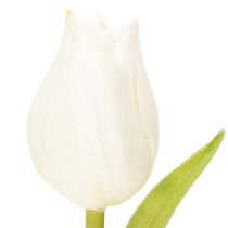 Prodotto Tulipano artificiale, decorazione realistica, fiore artificiale durevole per la casa, 21 cm, 6 pezzi