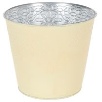 Prodotto Vaso in metallo, giallo pastello, Ø16cm H14cm