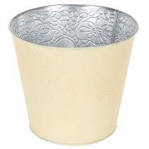 Prodotto Vaso in metallo, giallo pastello, Ø16cm H14cm