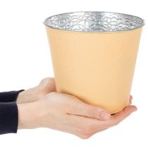 Prodotto Vaso in metallo, arancione pastello, Ø16cm H14cm