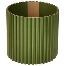 Prodotto Vaso da fiori in carta verde scuro Ø13cm H12cm 4 pezzi