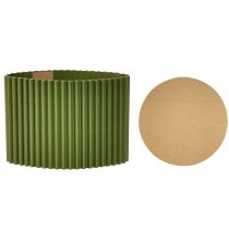 Prodotto Vaso da fiori in carta verde scuro Ø13cm H12cm 4 pezzi