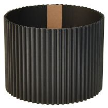 Prodotto Vaso di carta per fiori nero Ø19cm H14cm 3 pezzi