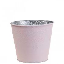Prodotto Vaso da fiori vaso da fiori in metallo rosa pastello Ø12cm