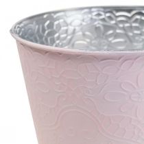 Prodotto Vaso da fiori vaso da fiori in metallo rosa pastello Ø12cm