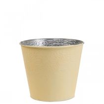 Vaso da fiori vaso da fiori in metallo giallo pastello Ø12cm