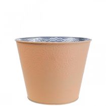 Vaso da fiori vaso da fiori in metallo arancione pastello Ø12cm