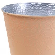 Prodotto Vaso da fiori vaso da fiori in metallo arancione pastello Ø12cm