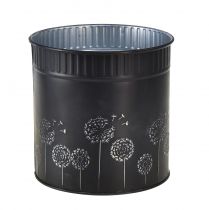 Prodotto Fioriera Tarassaco Vaso da fiori Nero Ø12,5 cm H14 cm