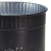 Prodotto Fioriera Tarassaco Vaso da fiori Nero Ø12,5 cm H14 cm