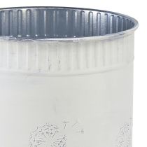 Prodotto Fioriera Tarassaco Vaso da fiori in metallo bianco Ø15,5 cm H15,5 cm